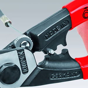 Knipex 9561190 Pliers for cutting and crimping traction cables, piano strings Ø 2.5mm, 190mm [2]