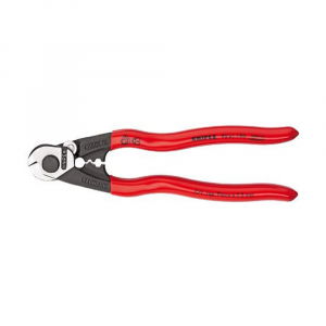 Hand tools - Knipex 9561190 Pliers for cutting and crimping traction cables, piano strings Ø 2.5mm, 190mm