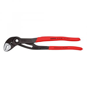 KNIPEX Hand Tools - KNIPEX 300 mm adjustable pliers for installers, parrot pliers, self-locking device, red handle sleeves, alligator pliers, 8701300