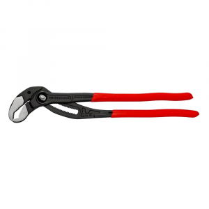 KNIPEX Hand Tools - KNIPEX Cobra XL 400 mm adjustable pliers for installers, parrot pliers, self-locking device, red handle sleeves, alligator pliers, 8701400