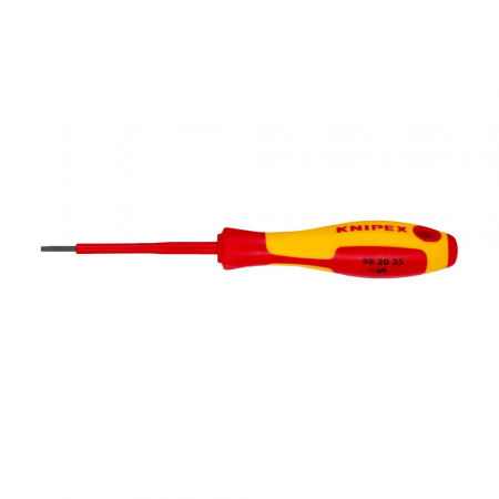 VDE Insulated Tools - KNIPEX Screwdrivers for slotted screws, VDE, 177 mm, 1000 V, 98 20 25