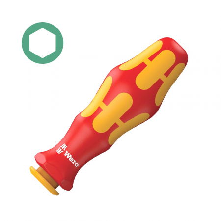 Wera VDE screwdriver set - Screwdriver handle WERA Kraftform Kompakt 817 VDE 9 x 98 mm Multicomponent Anti-roll 05003990001