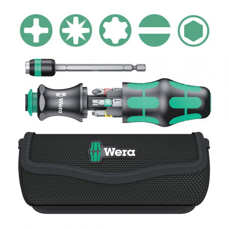 Tool Kits - Set Wera Kraftform Kompakt 20 Tool Finder 1 with pouch 7 pieces 170 x 80 x 55 mm 05051016001