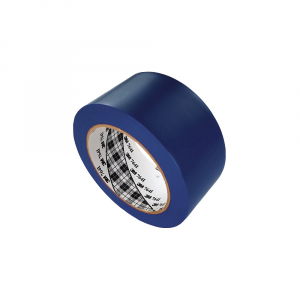 Benzi de marcare 3M - Banda marcare/protectie 3M 764i vinil albastru, 50mm x 33m, marcare terenuri sport indoor, 70006299807