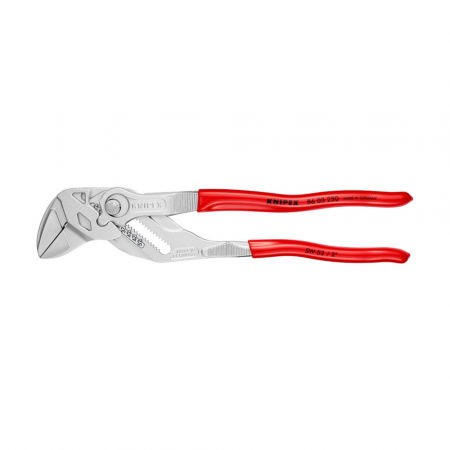 KNIPEX Hand Tools - Pliers wrench, Pliers and a wrench in a single tool, 250 mm, KNIPEX 86 03 250
