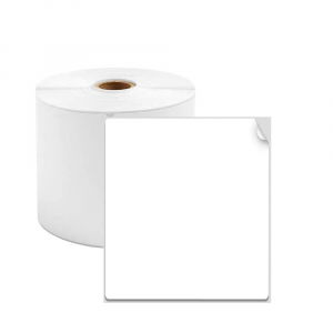 Etichete Aimo Phomemo M110 | M200 | M220 - Etichete termice 40 x 60 mm plastic alb pentru imprimanta AIMO Phomemo M110 M200 M220 130 etichete