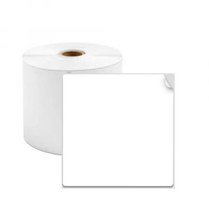 Etichete Aimo Phomemo M110 | M200 | M220 - Etichete termice 50 x 50 mm plastic alb pentru imprimanta AIMO Phomemo M110 M200 M220 150 etichete