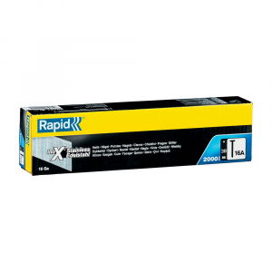Rapid Nails 16A - Rapid 16A/38 stainless steel Brad Nails finishing, strip, 20⁰ angle, for Rapid PRO BN64 Cordless Brad Nailer, 2000 brads/box 5000822