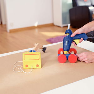 Rapid 7 mm Glue Sticks Fun to Fix Arts and Crafts clear, Universsal, Ø7mm x 90mm, EVA basis, 36 pcs/blister 40107350 [3]