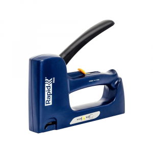 Capsatoare sau Tackere Manuale - Capsator tacker Rapid Multitacker MS4.1, reglare forta capsare, nas lung, capse 53/6-12 mm, capse cabluri 7/12-14, cuie 8/15, pini 9/15, 3 ani garantie, fabricat in Suedia 5000065