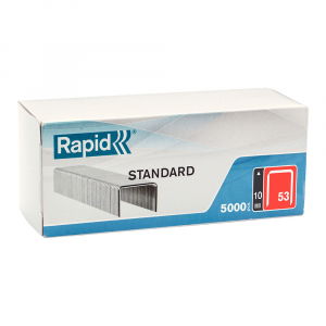 Fastening - Rapid staples 53/10, fine wire, STANDARD, Decorations, 5000/cardboard box 40108659