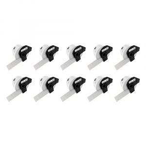 Labels - 10 Labels DK-11208 PACK 38 x 90mm plastic holder included compatible Brother DK-11208 DK11208