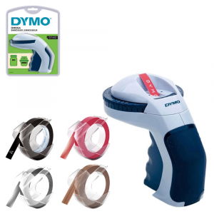 Etichete OmegaÂ Aimo Compatibile Dymo - Set Dymo Omega labeling machine set and a total of 4 rolls of Omega labels, DY12748 S0717950CC