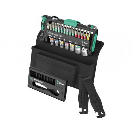 Tool Kits - Set Wera Bicycle 3, 41-piece professional and ultra-compact toolkit for road, MTB or e-bike