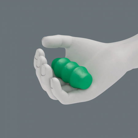 Surubelnita INOX Wera 3335 dreapta 0.8 x 4.0 x 4.0 x 100 x 98 cap Lasertip maner gri-bleu antirostogolire 05032003001 [8]