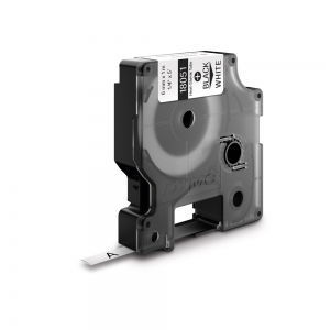 Etichete Tuburi termocontractibile - Etichete tub termocontractibil DYMO ID1 6mm x 1.5m negru/alb 18051 S0718260 DY18051