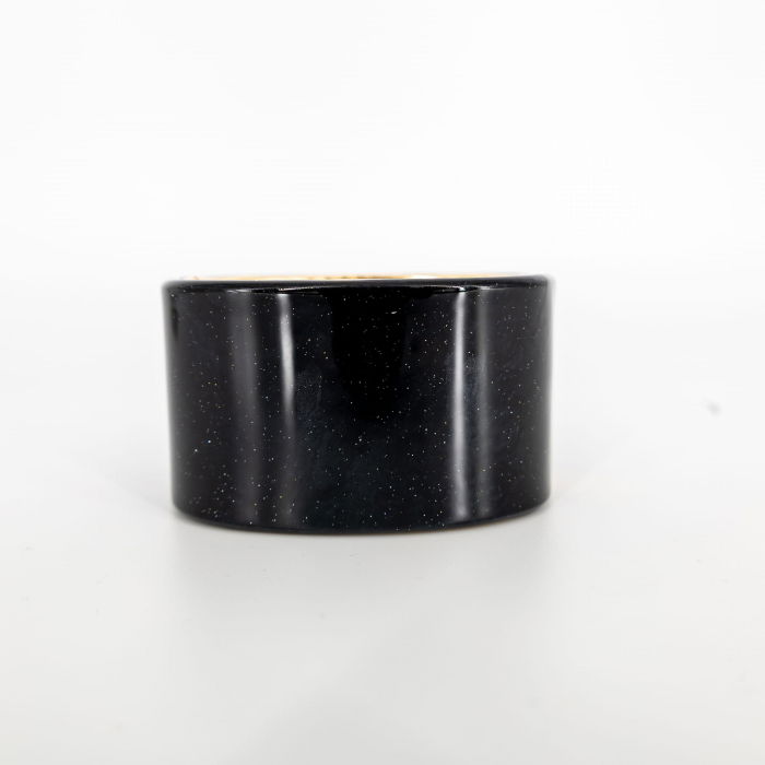 Brățară lată neagra cu efect star dust – elegantă și versatilă [1]