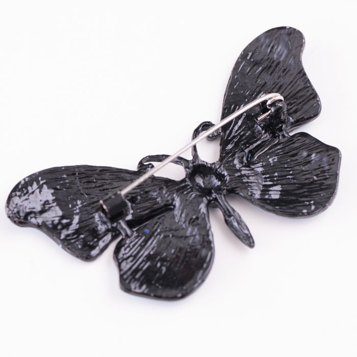 Brosa metalica emailata fluture multicolor [2]