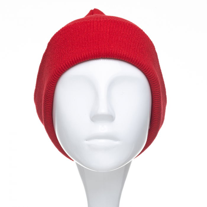 Caciula unisex model clasic tricotat, dublata in interior, rosu [2]