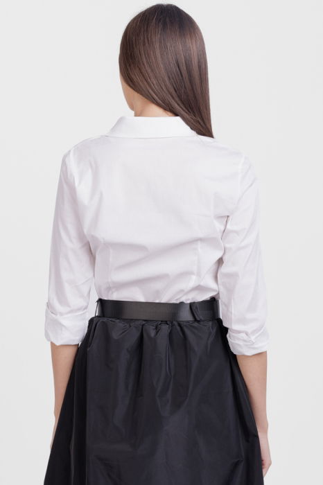 Camasa alba cambrata, cu guler clasic [3]