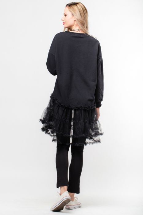 Colanti negri cu o cusatura argintie pe fata si capse [3]