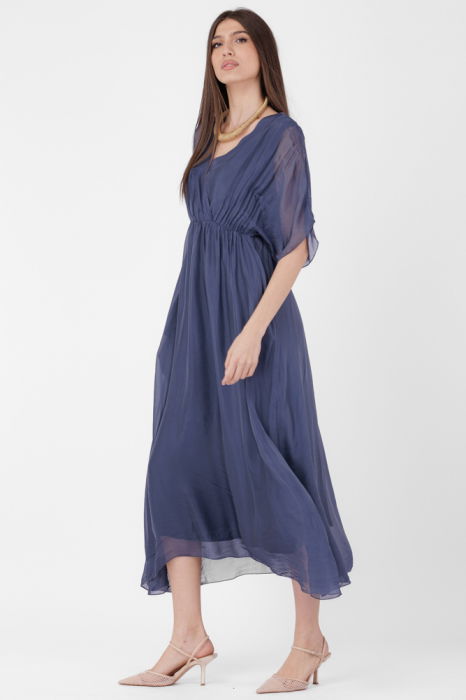 Colier flexibil sub forma de arc din metal auriu [3]