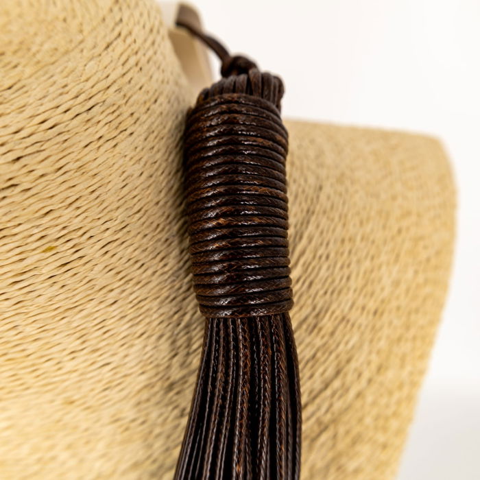 Colier lung multișir maro – design fluid, elegant [3]