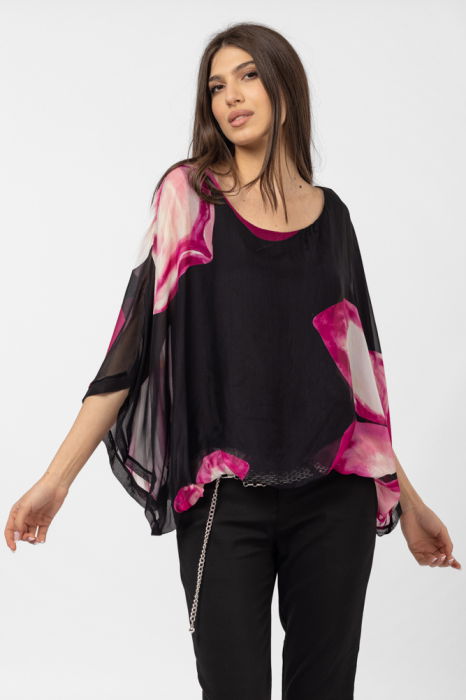 Curea metalica argintie 2.5 cm,  impletitura flexibila [6]