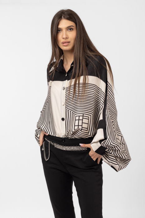 Curea metalica argintie 2.5 cm,  impletitura flexibila [8]