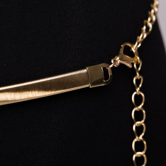 Curea metalica aurie [2]