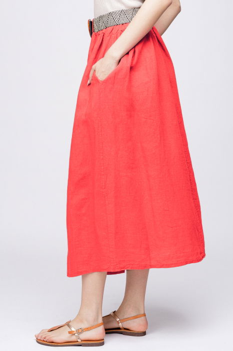 Fusta lunga corai din vascoza, cu curea inclusa [2]