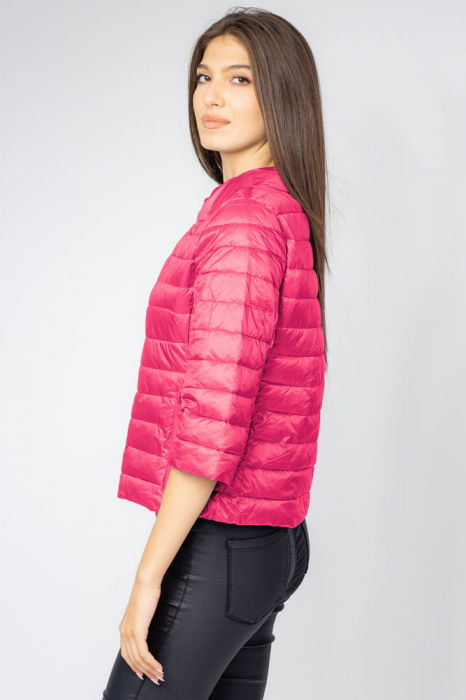 Geaca Monte Cervino scurta, cu maneci 3/4, fucsia [2]