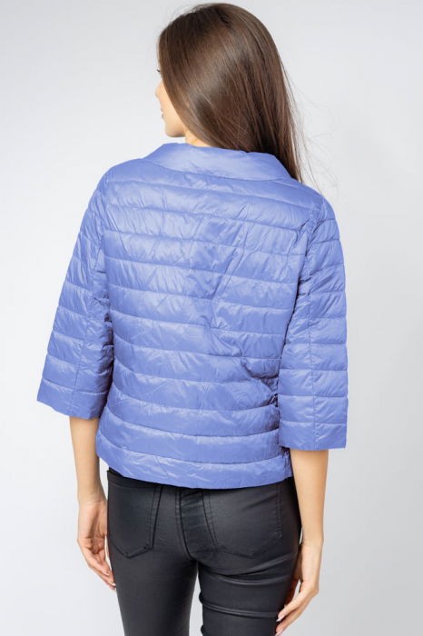 Geaca scurta, cu maneci 3/4, bleu [3]