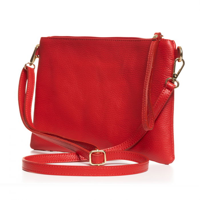 Geanta plic crossbody rosie, din piele naturala [2]
