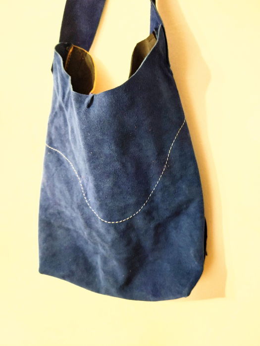 Geanta sac ,din piele naturala mix ,cu pisicuță [2]