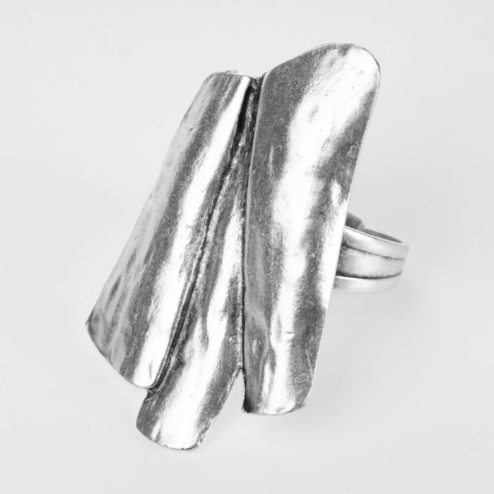 Cercei din zamac cu forma rectangulara neregulata [2]