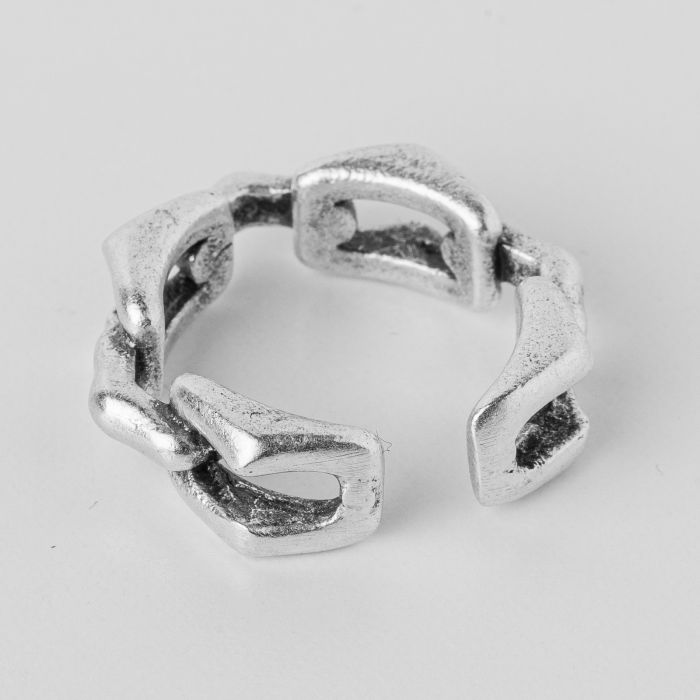 Inel reglabil din zamac cu zale colturi [2]