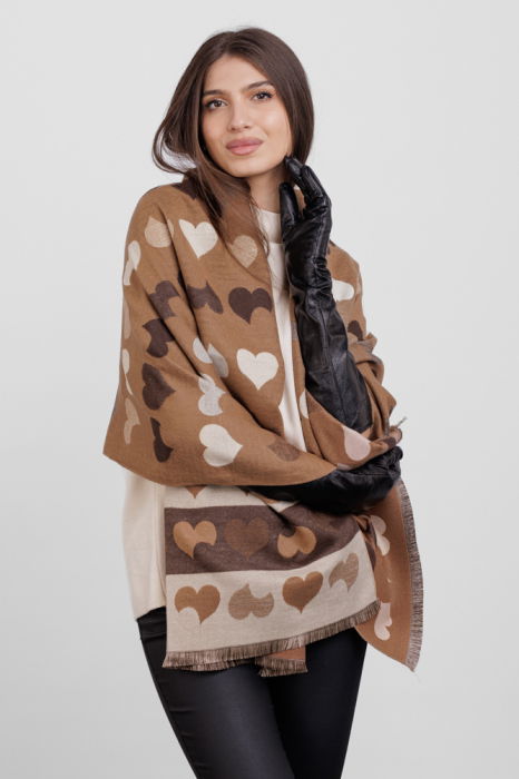 Manusi elegante lungi, de dama, din piele naturala neagra [8]