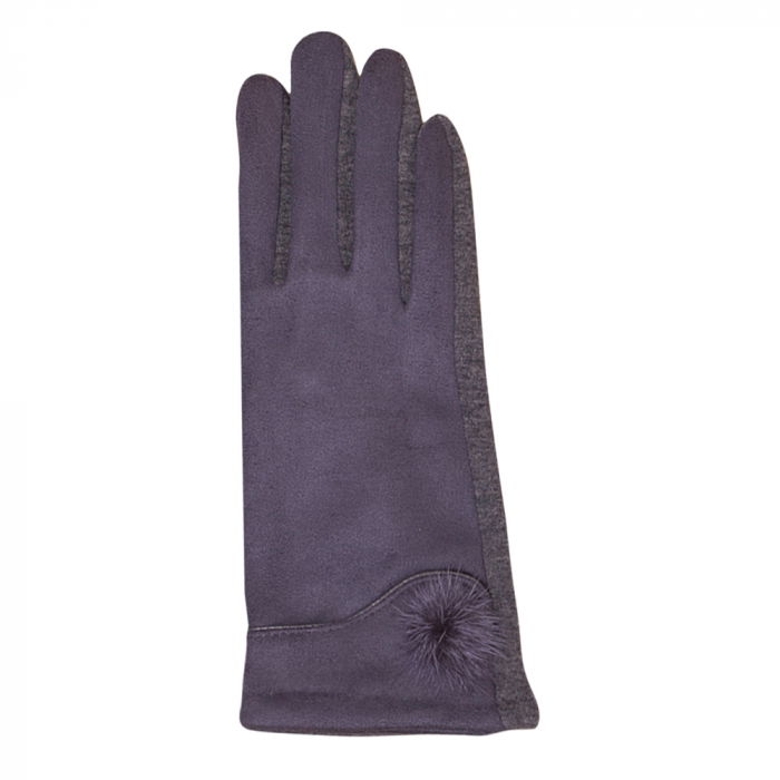 Manusi dama gri clasice [2]