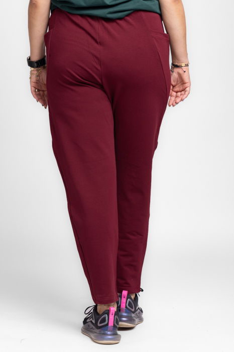 Pantaloni bordo casual sport din bumbac cu buzunare laterale [3]