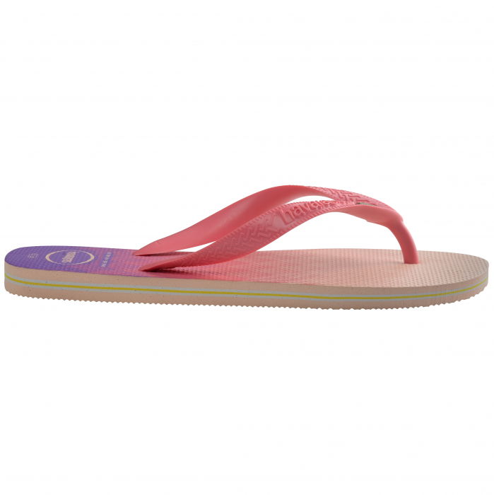 Papuci Havaianas din cauciuc natural, roz si mov [5]