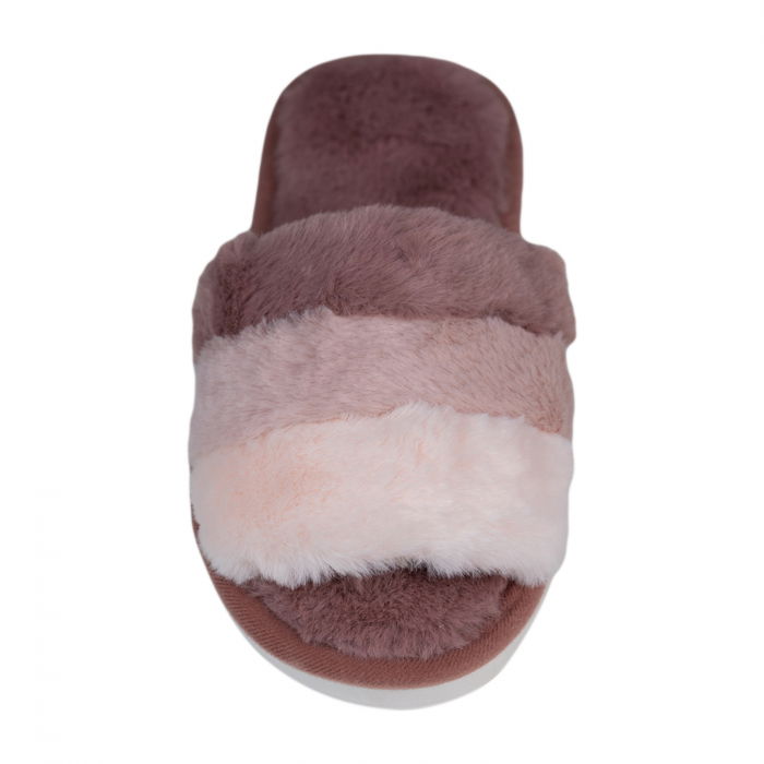 Papuci de casa cu trei nuante de roz [2]