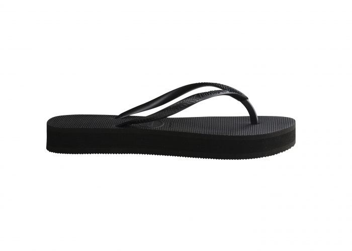 Papuci Havaianas cu talpa groasa din cauciuc natural, negru [3]