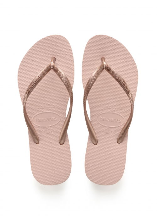 Papuci Havaianas slim din cauciuc natural, roz [3]