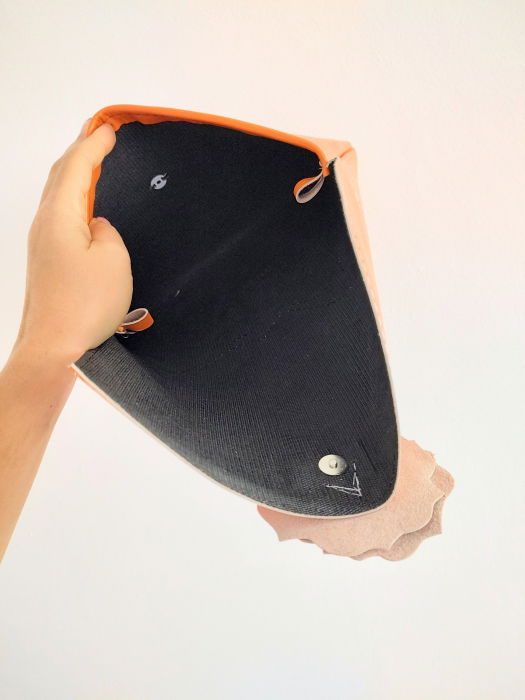 Plic handmade de ocazii ,portocaliu pal [2]