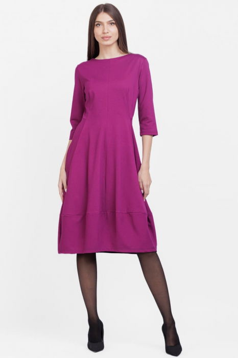 Rochie lalea din jerseu de bumbac, mov [2]