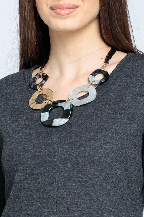 Rochie cambrata din lana, gri inchis [4]