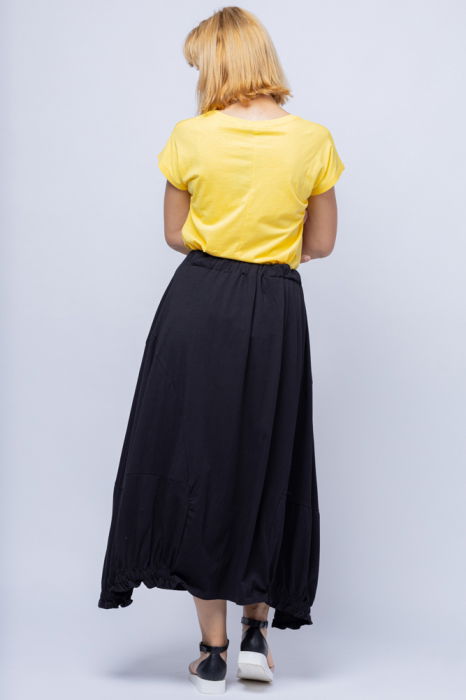 Tricou galben din bumbac "Good Girls" [3]