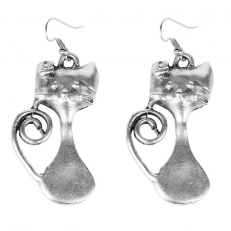 Cercei din zamac cu forma de pisici [1]