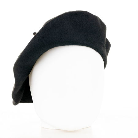 Îmbracaminte Noutați - Bereta frantuzeasca neagra din stofa de lana